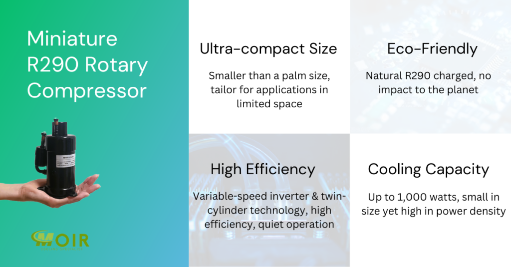 Miniature BLDC Refrigerated Compressor Advantages