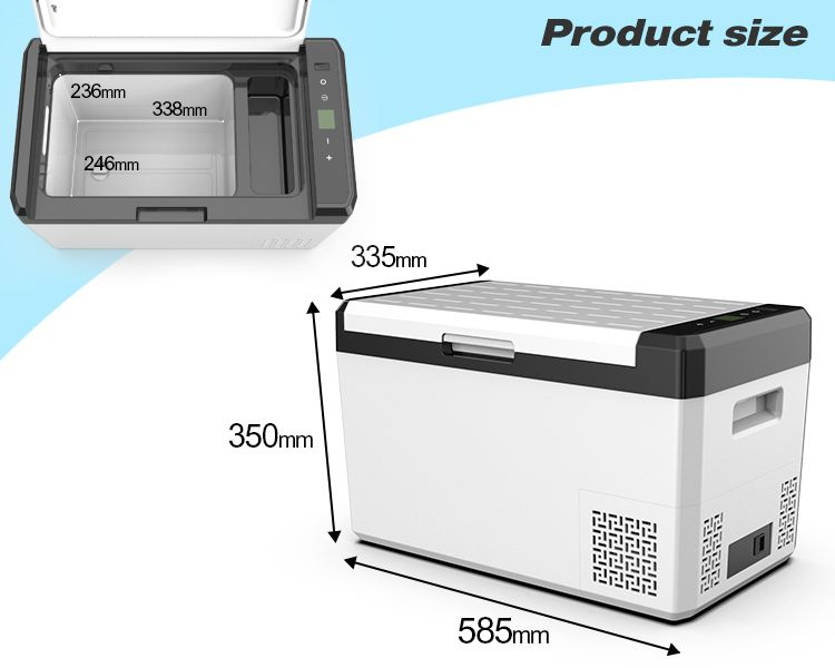 25L Compressor Cooler Size
